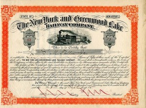 New York and Greenwood Lake Railway Co.